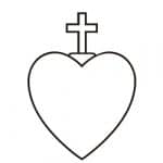 Coeur croix